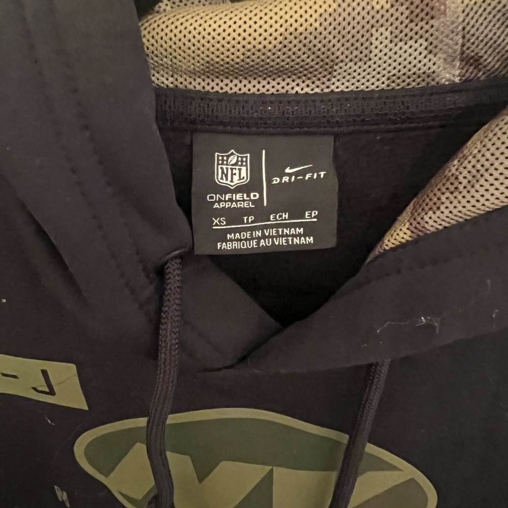 Nike Dri-FIT Onfield Hoodie in Dark Blue and Gold